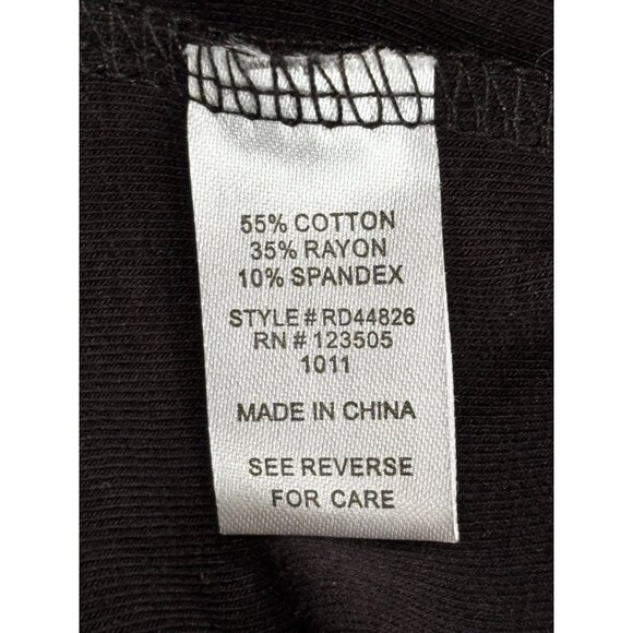 Black Short Sleeve V-Neck Bodycon Dress By Heart & Hips Size M - Picture 5 of 11